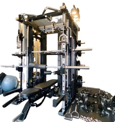 Tubo in acciaio Q235 Commerciale All-in-one Funzionale Allenatore Multifunzione Smith Machine