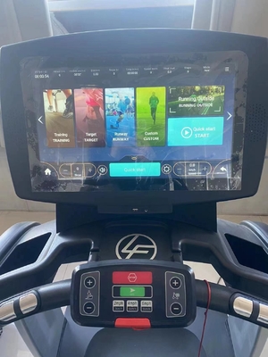 Treadmill elettrico pieghevole unisex per allenamento cardio e bodybuilding in palestra commerciale