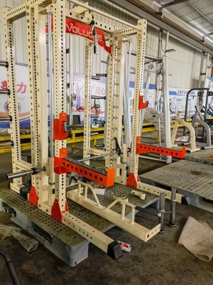 Macchine per palestra in acciaio personalizzate per interni multifunzionali Smith Machine con stack di pesi