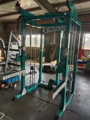 Macchine per palestra in acciaio personalizzate per interni multifunzionali Smith Machine con stack di pesi