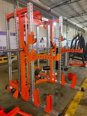 Macchine per palestra in acciaio personalizzate per interni multifunzionali Smith Machine con stack di pesi