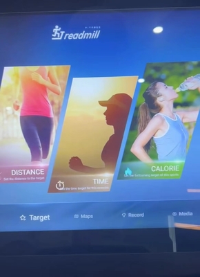 tubo di acciaio Q235 tapis roulant commerciale per allenamento cardiovascolare e bodybuilding