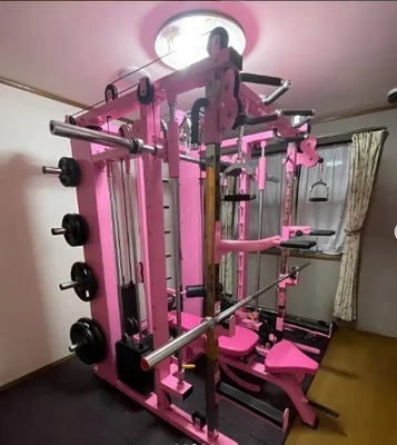 Macchina Smith multifunzionale per allenamento di forza in palestra a casa