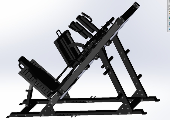 Medium Loader Plate Loaded Leg Press Hack Squat L'aggiunta perfetta alla tua palestra a casa