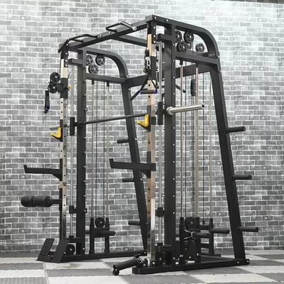 Home Stazione di allenamento per sollevamento pesi multifunzione con macchina Smith unisex