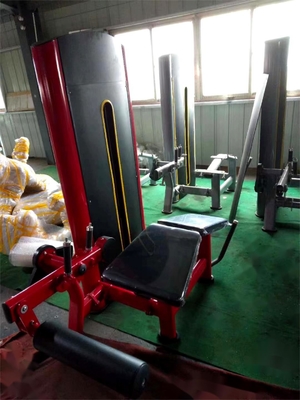 140 kg Acciaio Pini-caricato regolabile seduta Leg Estensione e Leg Prone Curl doppia funzione attrezzature per palestra Medio caricatore