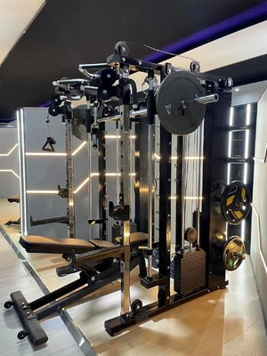 Tubo in acciaio Q235 allenatore funzionale macchina Smith all-in-one per il fitness completo