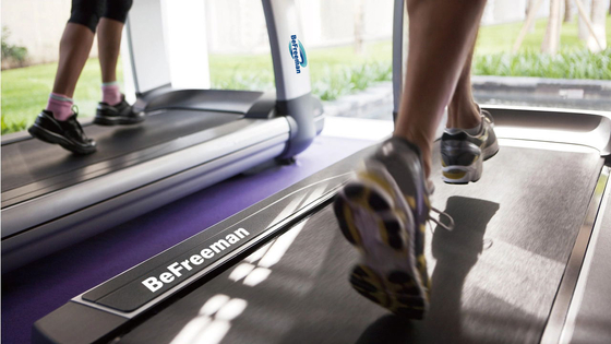 Treadmill di allenamento cardio pesante per attrezzature da ginnastica unisex Treadmill da 3,0 CV