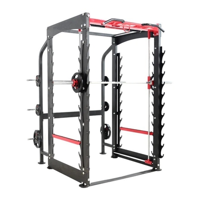 Macchina Smith multifunzionale per palestra a casa con leg press e pull up bar tubo di acciaio Q235
