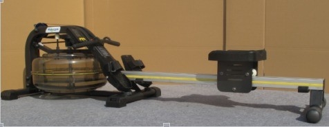 Cardio allenamento pieghevole macchina da canottaggio ad acqua con funzione pieghevole in attrezzature da palestra