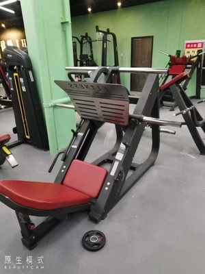 Leg Press Trainer per allenamento di forza palestra fitness 45 gradi piastra di peso caricata