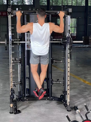 Allenamento per bodybuilding Macchina Smith multifunzione con sollevamento di pesi personalizzabile
