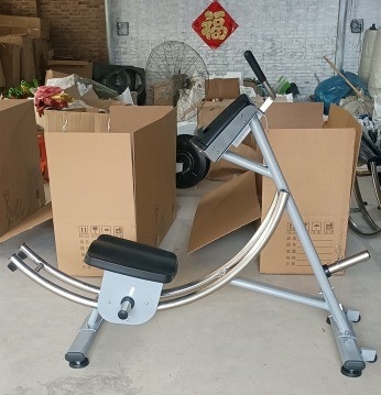 1800*600*1500mm Abs Coasters Abdominal Crunch Machine Ideale per allenamenti di bodybuilding