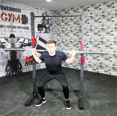 Apparecchiatura di allenamento per palestra a casa pieghevole Banchina di peso Barbell Bar Mezzo scaffale per casa