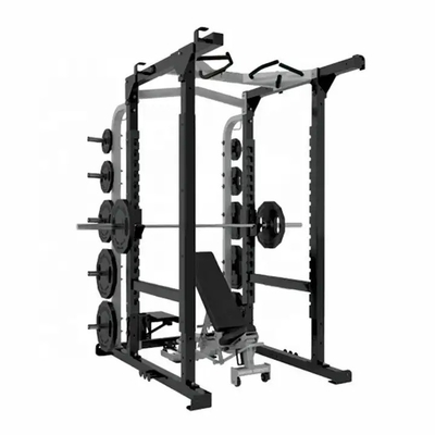 Corpo di acciaio fitness multifunzionale palestra gabbia di potenza per legg press e canottaggio