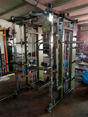 Home Gym Power Cage Squat Rack con Smith Machine multifunzionale e sollevamento pesi