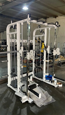 Equipaggiamento per allenamenti di body building gabbia di potenza multifunzionale per la pressione di curl per le gambe del petto