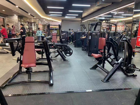 1.7*1.3*2.1 Medium Loader Steel Seated Leg Press Gym Machine per allenamento di forza