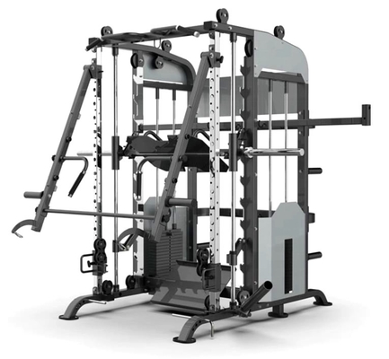 Attrezzatura per allenamento a domicilio Power Cage Squat Rack con Smith Machine multifunzione