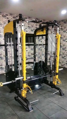 Attrezzatura per allenamento a domicilio Power Cage Squat Rack con Smith Machine multifunzione