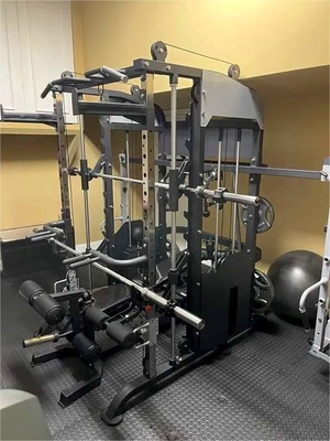 Attrezzatura per allenamento a domicilio Power Cage Squat Rack con Smith Machine multifunzione