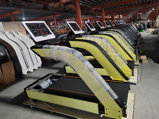 Test del battito cardiaco wireless tapis roulant commerciale per guida elettrica Tipo di palestra