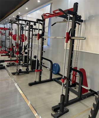Gabbia di potenza per palestra con targhe e stazione di sollevamento pesi 1370*1970*2200mm