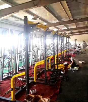 Gabbia di potenza per palestra con targhe e stazione di sollevamento pesi 1370*1970*2200mm