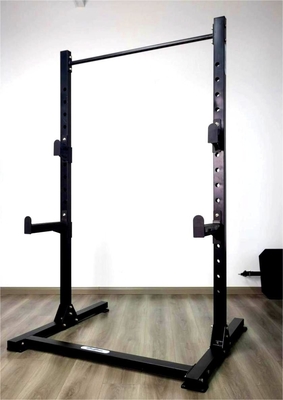 Unisex Bodybuilding Fitness Power Plate con banco di peso Barbell Bar Half Squat Rack