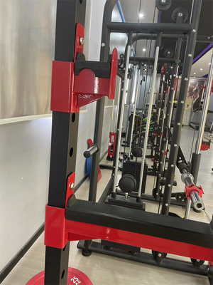 Unisex Bodybuilding Fitness Power Plate con banco di peso Barbell Bar Half Squat Rack