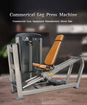 Metalli di costruzione Medio caricatore di acciaio seduta Leg Press Gym Machine per l'allenamento di forza