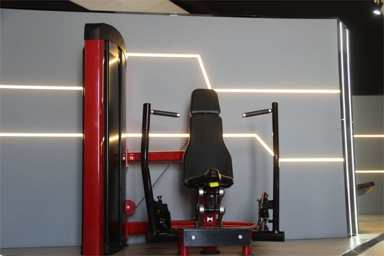 3Spessore del tubo di 0,0 mm Pressatura del petto in acciaio Gym Machine per attrezzature da fitness a carico medio