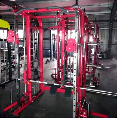 Equipaggiamento per allenamenti di body building Cage Squat Rack con cavi multifunzione crossover