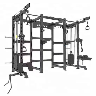 Attrezzature per palestra multifunzione per allenamento di forza Smith e squat regolabile