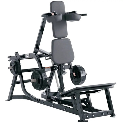 V-Squat Glutes Quadriceps Multifunzione Leg Press Hack Squat Machine con Medium Loader