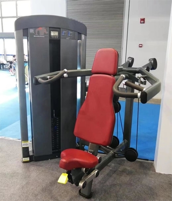 Selezione del carico del pin Medium Loader Gym Shoulder Press Machine per il logo commerciale personalizzato
