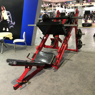 Pesi regolabili Piastra carica Hack Slide Lineare Leg Press per toned Calf e Quads