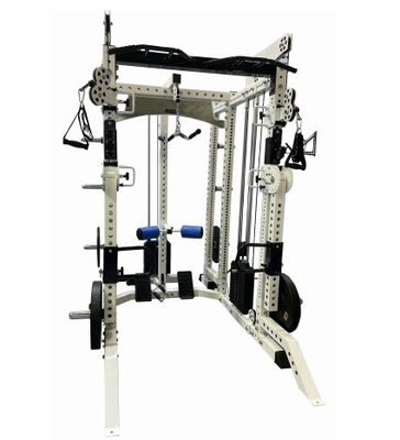 Costruzione del corpo attrezzature di palestra di fitness Leg Press Squat Rack Power Cage All in One Multi Function Smith Machine