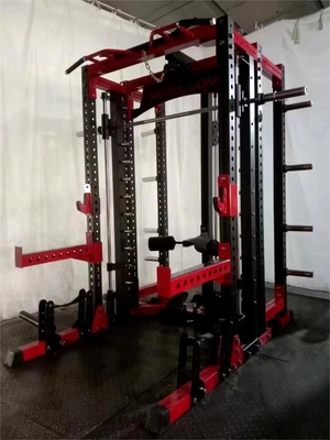 Costruzione del corpo attrezzature di palestra di fitness Leg Press Squat Rack Power Cage All in One Multi Function Smith Machine