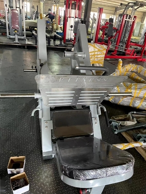 Pressa per gambe in acciaio da 45 gradi accettata dall'OEM per attrezzature da palestra caricate su piastra con caricatore medio