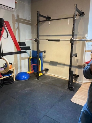Superficie due strati di rivestimento elettrostatico in polvere pieghevole pull up bar per la macchina Smith