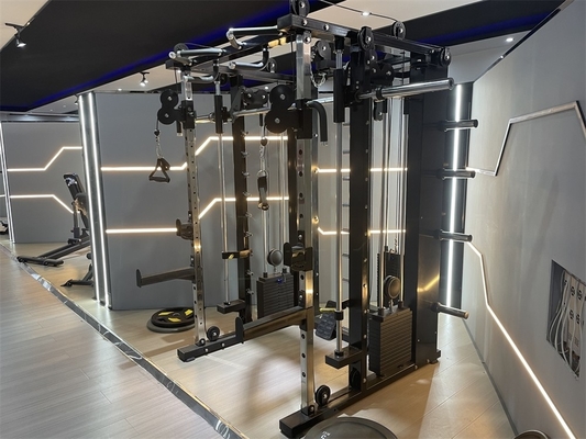 Strength Training Multi Functional Smith Machine con Cable Crossover Machine con stack di pesi