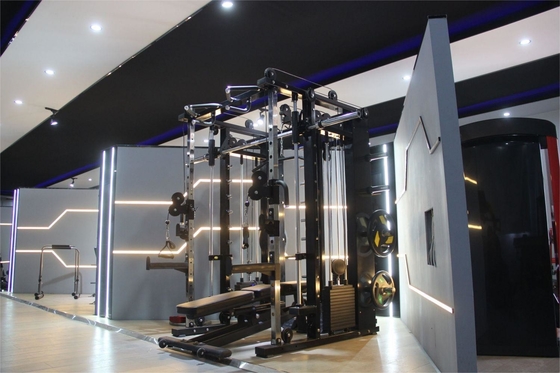 Strength Training Multi Functional Smith Machine con Cable Crossover Machine con stack di pesi