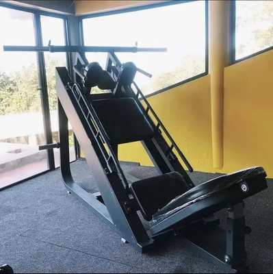 Macchina per squat a piastra carica per allenamento muscolare delle gambe attrezzature per la forza fisica