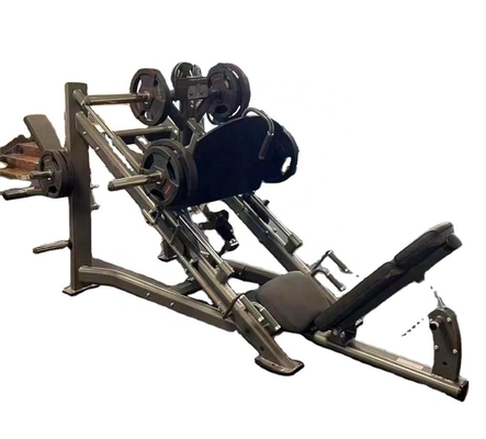 Allenatore di forza per gambe in acciaio con squat plate leg press machine attrezzature per palestra commerciale