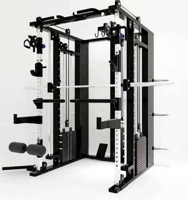 Macchine di allenamento Smith commerciali Multifunzionale Power Rack Attrezzature per fitness interno