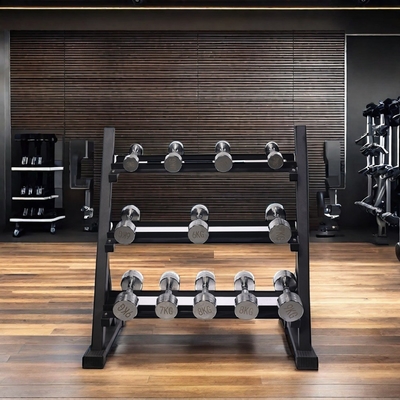 DIMETRIO 1230*460*120mm Scalatori per pesi liberi per fitness commerciale 3 livelli scalatori per manubri