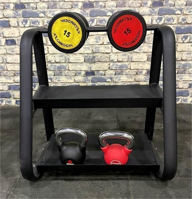 Bodybuilding Fitness Pieghevole 2 Livelli Dumbell Rack Kettlebell Rack per attrezzature per palestra