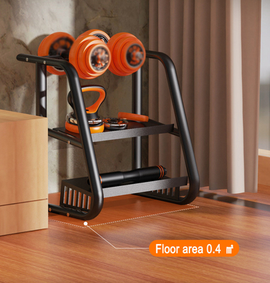 Bodybuilding Fitness Pieghevole 2 Livelli Dumbell Rack Kettlebell Rack per attrezzature per palestra