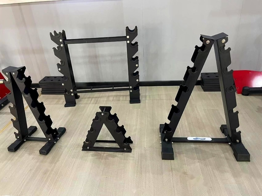 Rack per manubri multifunzionale di tipo A per attrezzature per ginnastica domestica e accessori sportivi